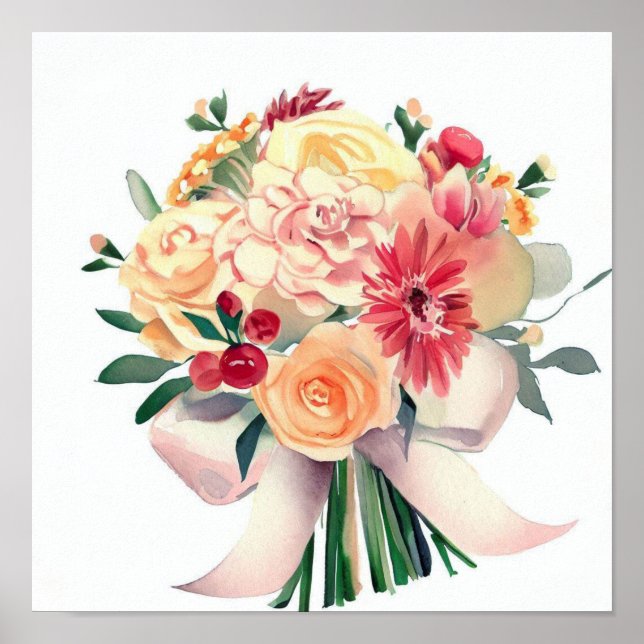  Blooming Harmony, Attendants Bouquet (D) Poster (Front)