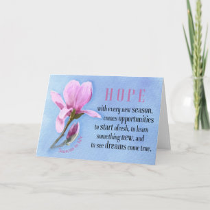 Blooming Hope T-Shirt Card