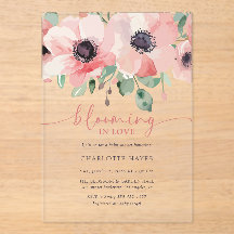 Blooming in Love Baby Shower Pink Baby Shower