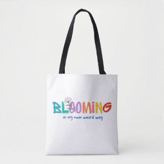 Blooming In My Own Weird Way – Minimalist Tote Bag