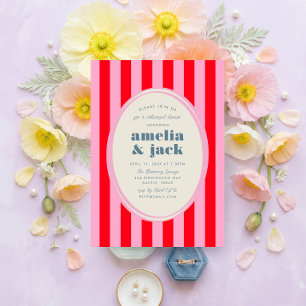 Blooming Joy Floral Wedding Rehearsal Dinner Invitation