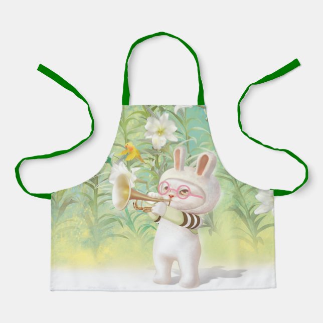 Blooming Lily Apron (Front)
