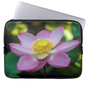 Blooming lotus flower, Indonesia Laptop Sleeve