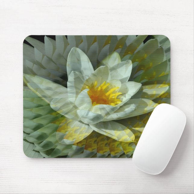 Blooming Lotus...... Mouse Mat (With Mouse)