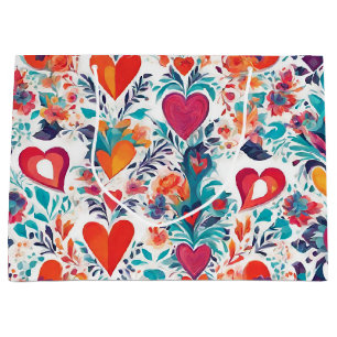 Blooming Love Affections Valentines Day Gift Bag