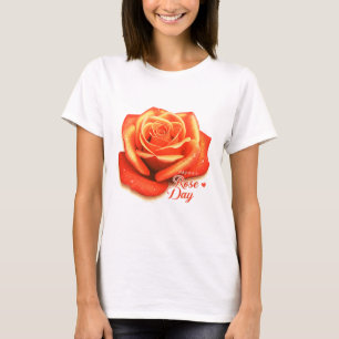 "Blooming Love: Happy Rose Day 2025! 🌹❤️" T-Shirt