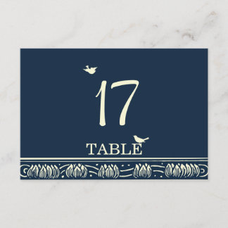 Blooming Love Tree refwi1 Table Number Card