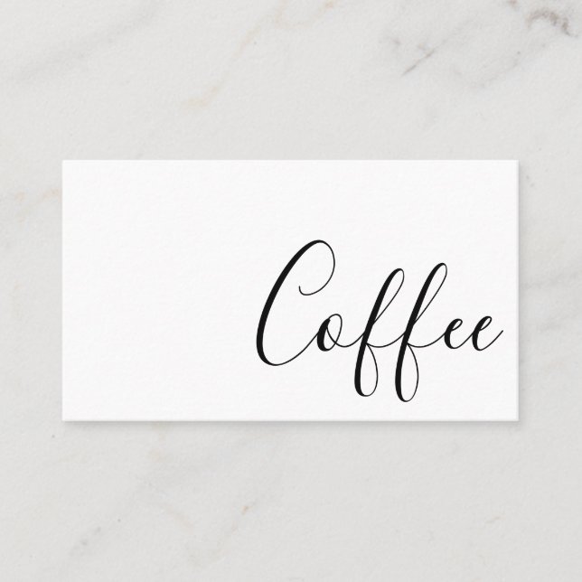 Blooming Loyalty Coffee Punch Loyalty Card (Front)