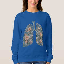 Blooming Lungs Women Doctor Winter Sweatshirt