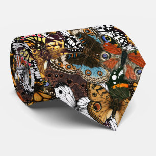 Blooming magnolia and titmouse bird 4 tie