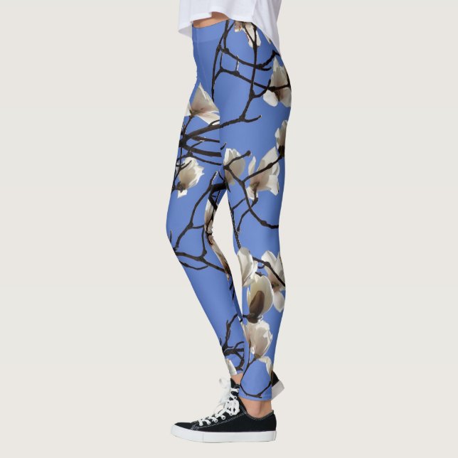 Blooming Magnolias Leggings (Left)