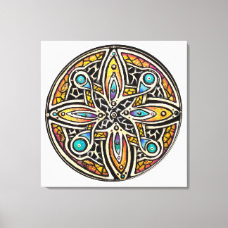 Blooming Mandala Canvas Print