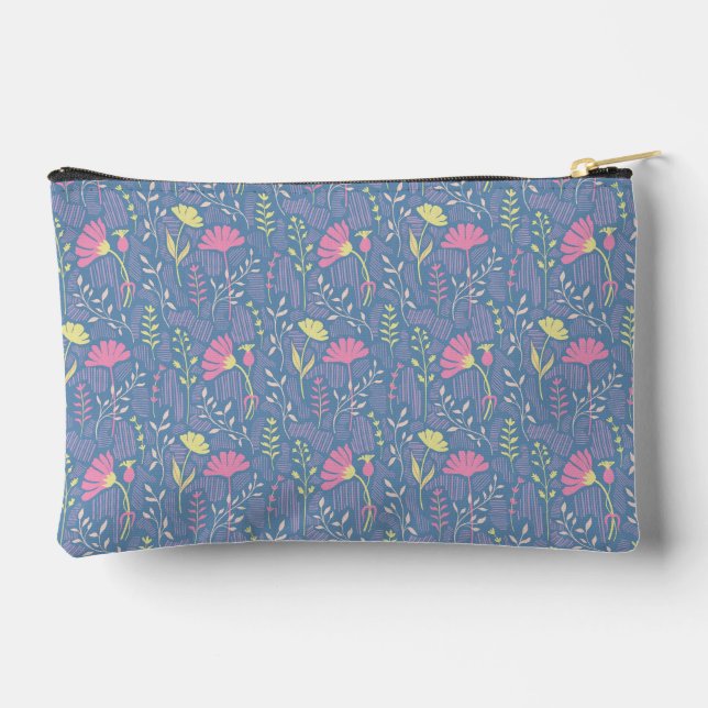 Blooming Meadow Breeze Accessory Pouch (Back)
