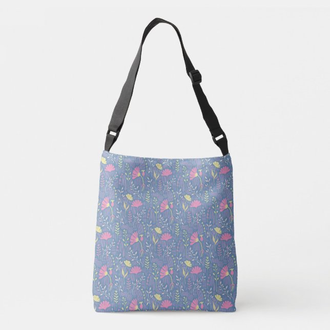 Blooming Meadow Breeze Crossbody Bag (Back)
