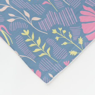 Blooming Meadow Breeze Fleece Blanket