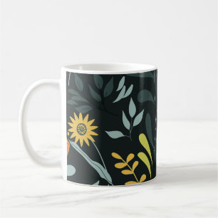 Blooming Meadow Trendy Seamless Design Coffee Mug