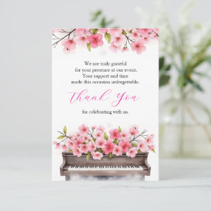 Blooming Melody Thank You Card