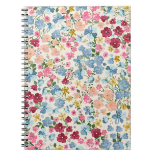 Blooming midsummer meadow seamless pattern. Plant Notebook