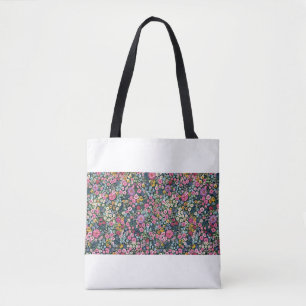 Blooming midsummer meadow seamless pattern. Plant Tote Bag