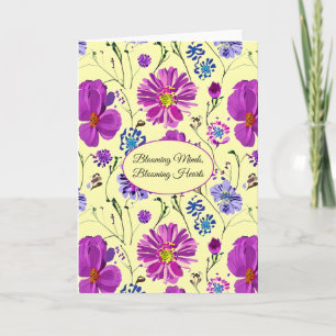 Blooming Minds, Blooming Hearts Card