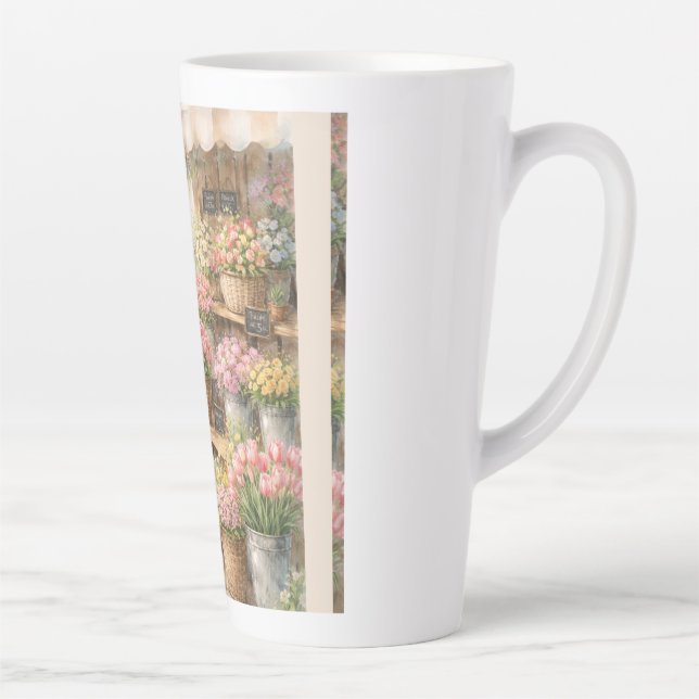 Blooming Moments Mug – Girl at Flower Shop Coffee  (Right)