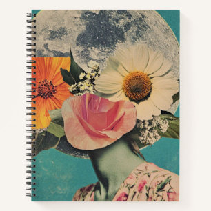 Blooming Mystery Under the Moon Notebook