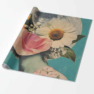 Blooming Mystery Under the Moon Wrapping Paper