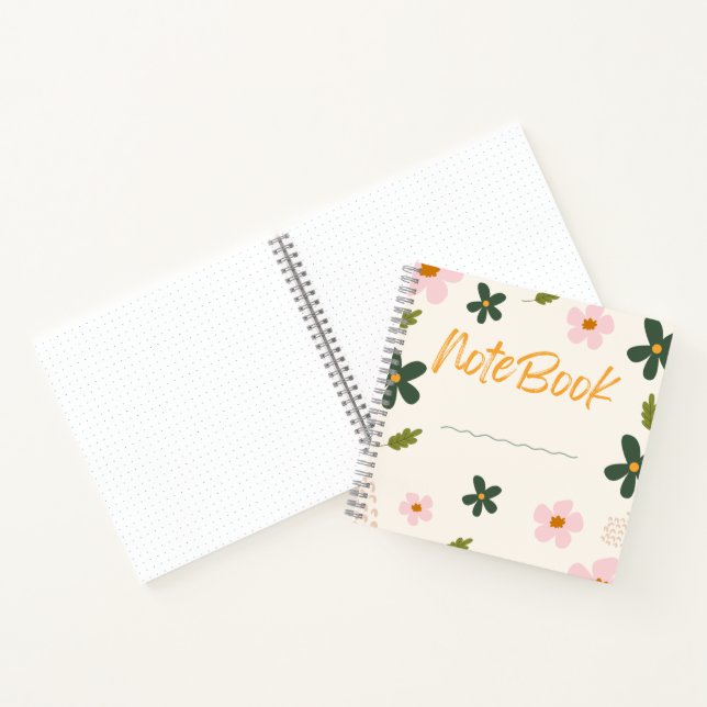 Blooming Notebook 🌸✨– Floral Minimalist Designs (Inside)