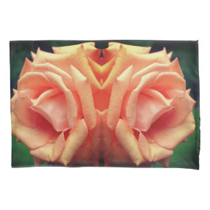 Blooming Peach Rose  Pillowcase