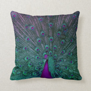 BLOOMING PEACOCK CUSHION