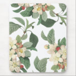 Blooming Pearl White Summer Floral Botanical Mouse Mat<br><div class="desc">Blooming Pearl White Summer Floral Botanical</div>