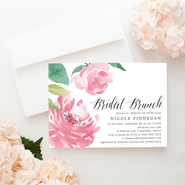 Blooming Peony | Bridal Brunch Invitation (Creator Uploaded)