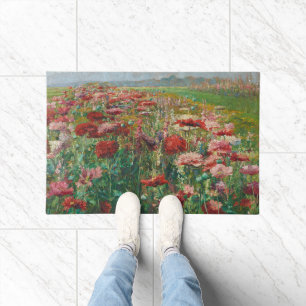 Blooming Poppies   Olga Wisinger-Florian Doormat