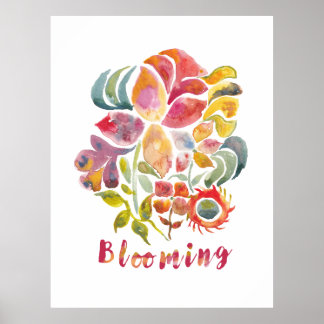 Blooming Poster