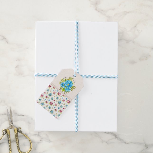 Blooming Pretty Gift Tag (With Twine)