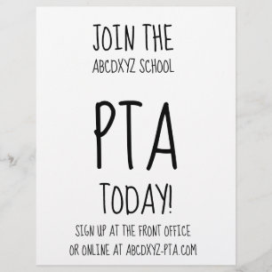 Blooming PTA Flyer