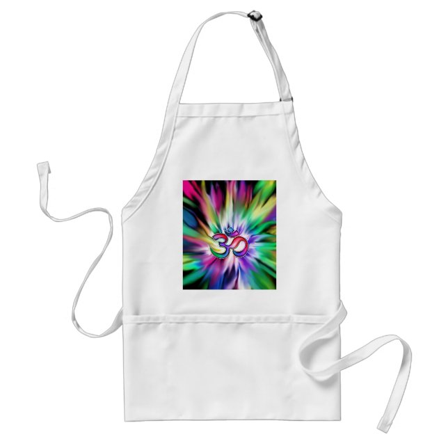 Blooming Rainbow Lotus OM Standard Apron (Front)