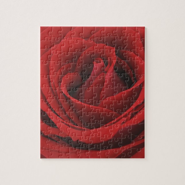 Blooming Red Rose Jigsaw Puzzle (Vertical)