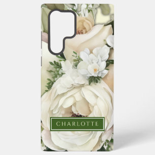 Blooming Roses Floral Garden  Samsung Galaxy Case