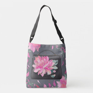 Blooming Roses Purse  AI art  Crossbody Bag