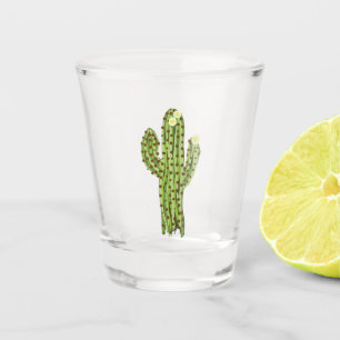 Blooming Saguaro Cactus Shot Glass