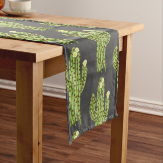 Blooming Saguaro Cactus Table Runner