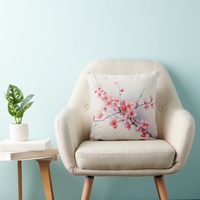 Blooming Spring Flower Cushion (Chair)