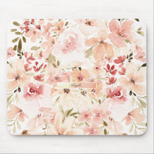 Blooming Spring Flowers Mouse Mat