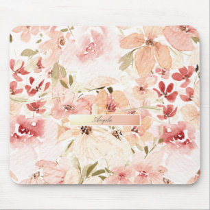 Blooming Spring Flowers Mouse Mat