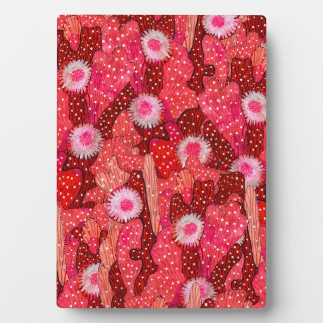 Blooming Succulents Field Plaque (Front)