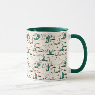 Blooming Succulents Pattern Mug