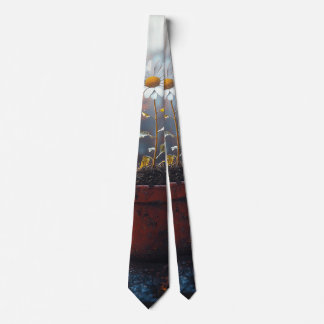 Blooming Through the Fire Tie