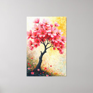 Blooming Tree Canvas Print