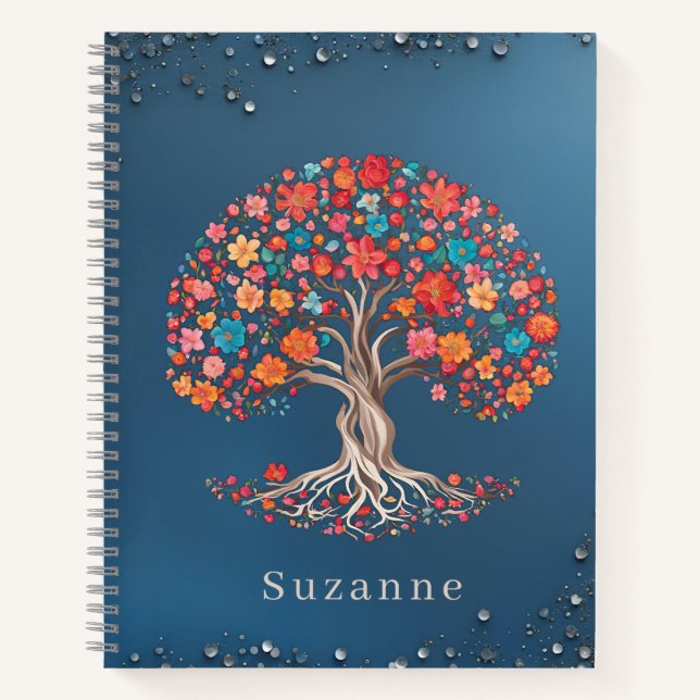 Blooming Tree of Life Notebook (Front)